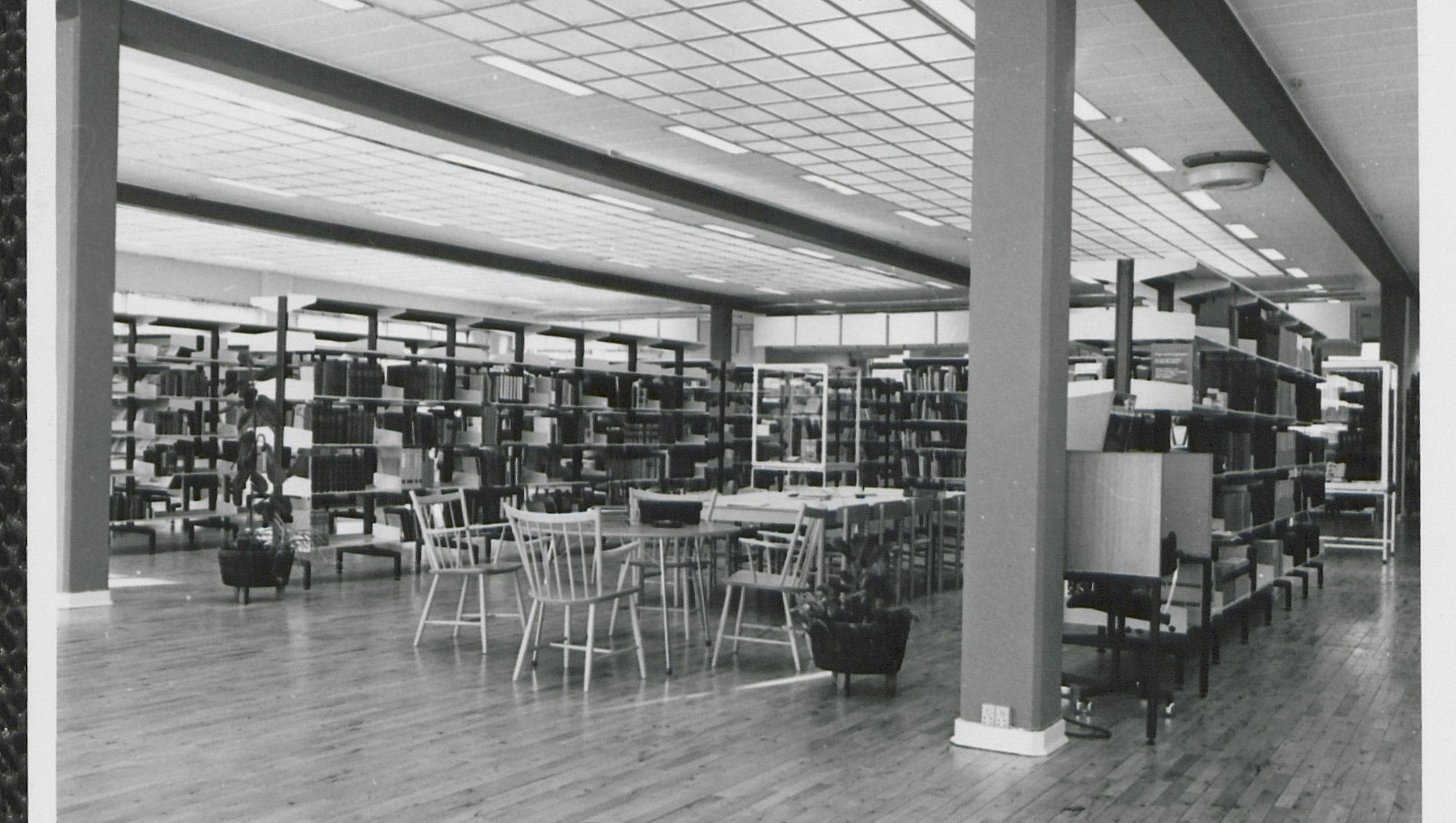 Danmarks Pædagogiske Bibliotek ved Lersøpark 1973