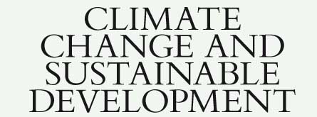 Climate change and sustainable development - The response from education