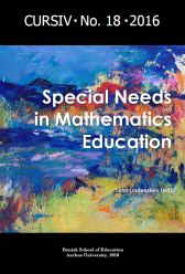 Frontpage of CURSIV 18 Special Needs in Mathematics Education